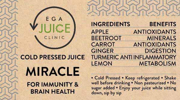 General Immunity & Energy Juice Detox Pack (Re-Energize, Medium)
