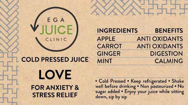love juice in vata juice cleanse pack