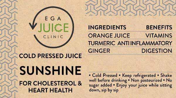 sunshine juice in vata juice cleanse pack