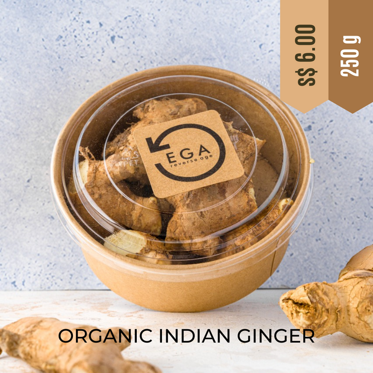 Organic Indian Ginger-250gm