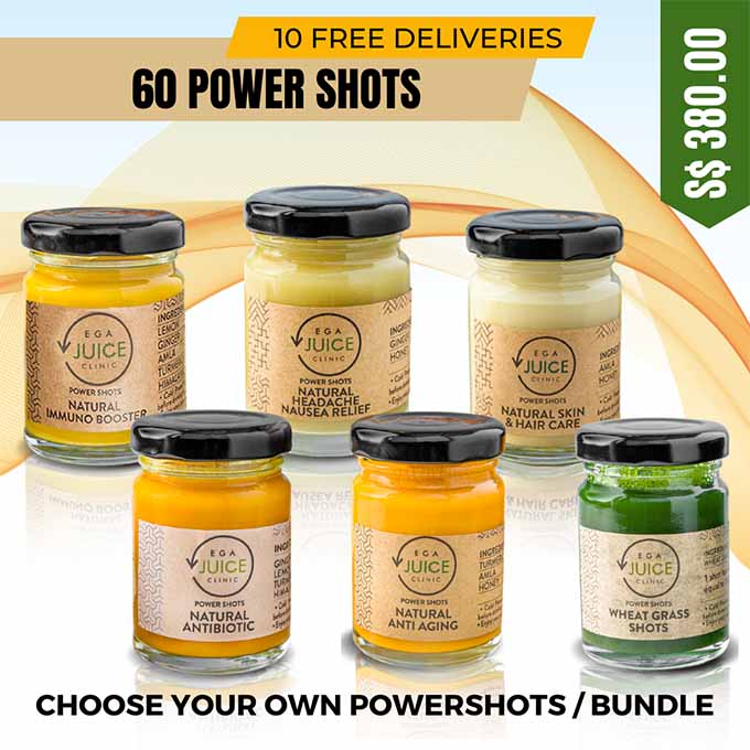 Home Delivery 60 Power shots package in singapore