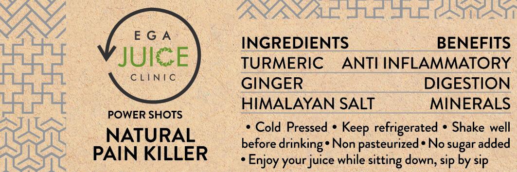 Power shots for Natural Pain Killer