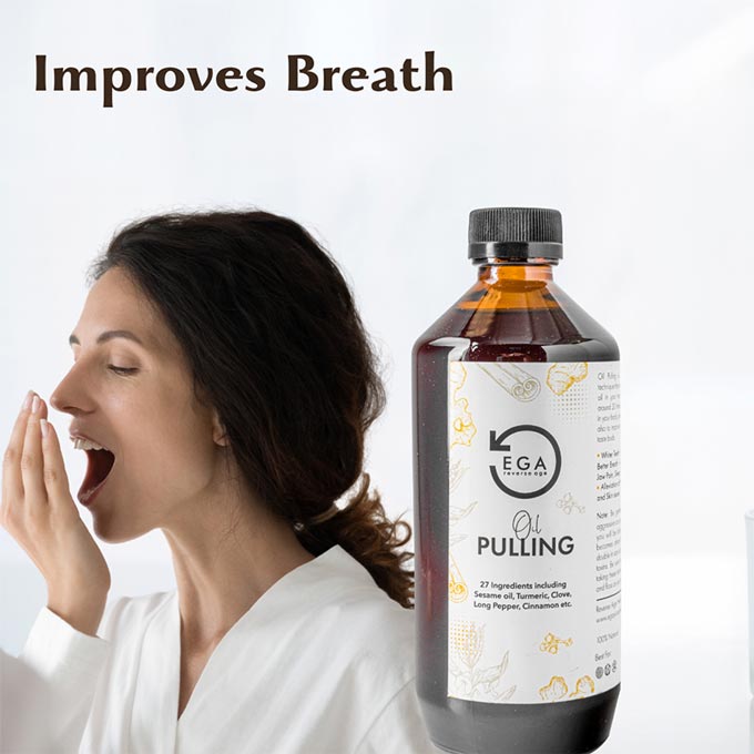 oil based mouthwash improves breath