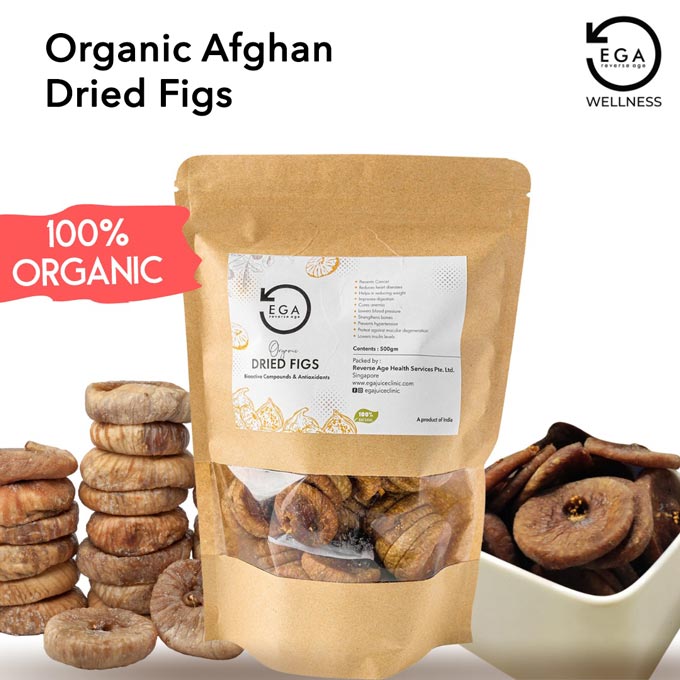 Organic Afghan Dried Figs-500gm